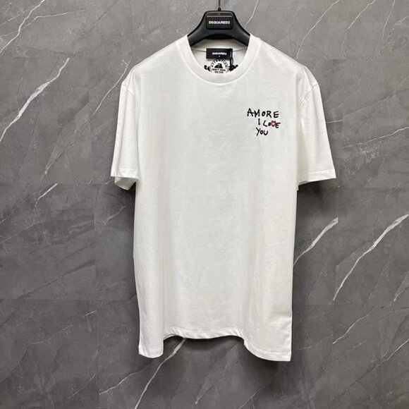 【DSQUARED2】 AMORE I LOVE YOU ステッチ ロゴ T シャツ Shop Dsquared2 Amore i love you t-shirt on Rinascente